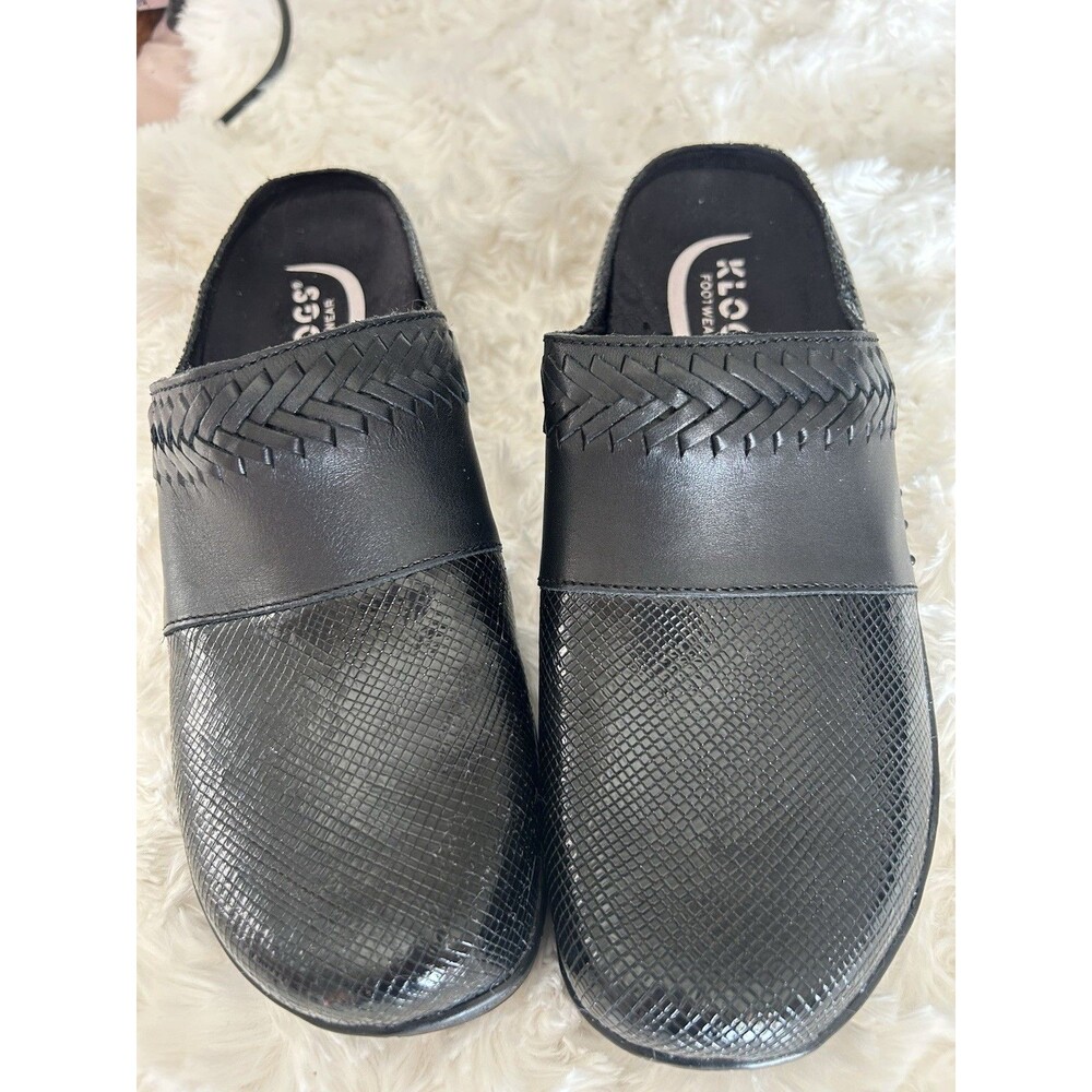 Klogs Footwear Black Slip Resistant Work Clogs Women’s 8 Nursing Restaurant